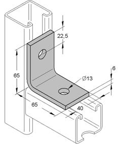 2: Knotendreieck 40/5 5-Loch F Z3/Z4 * Winkel 40/5 2-Loch F Z3 Bezeichnung Frei C-Profi l Gewicht VPE Artikel-Nr.