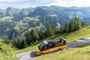 Cabriolet von PostAuto Schweiz erwandern, bereisen,