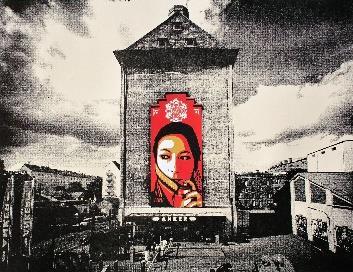 Rufpreis 180 # 8 Shepard Fairey, Commanda Vienna Print, Heliogravur und Lithografie,