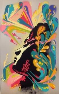 # 9 Stinkfish, Tropico Salvate, Siebdruck auf Papier in 15 Farben (6 Farbvarianten),