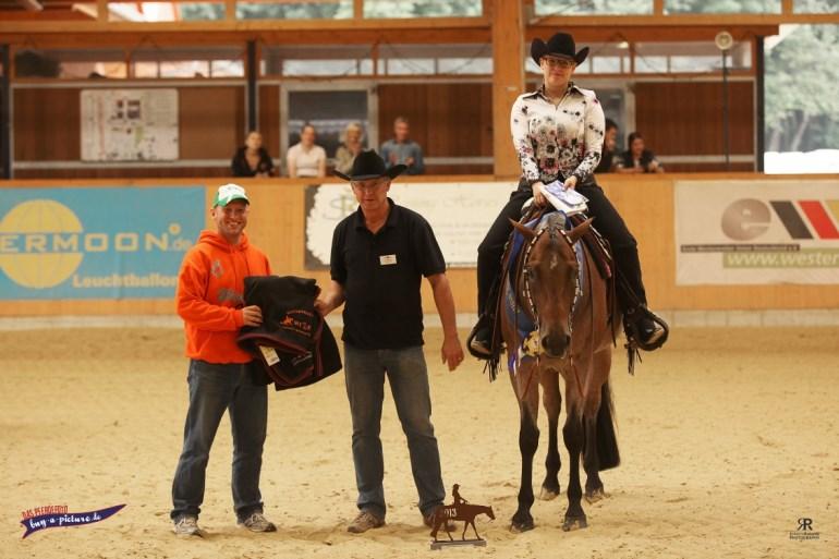 NRW Challenge Champion Amateur Western Pleasure Kathrin Retthofer mit