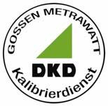 zuverlässigen Partner. Die nötige Sicherheit bieten nur akkreditierte Laboratorien. Dort werden akkreditierte und validierte Kalibrierverfahren eingesetzt.