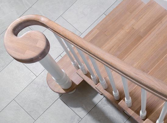 Erste Schritte Die hochwertigen Massivholztreppen von Treppenbau Voß werden vor dem Einbau entweder mit dem strapazierfähigen TBV Echtholz-Öl, einem farblosen oder weißen Treppenlack behandelt.