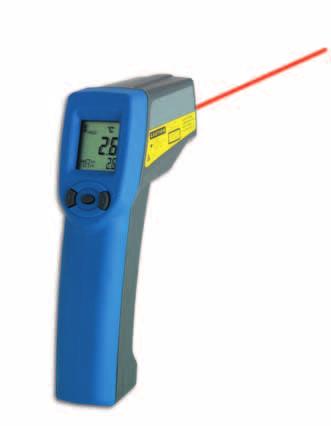 Infrarot-Thermometer mit Laservisier Infrared thermometer with laser sighting ScanTemp 385 Mit Infrarotmessgeräten messen Sie die Oberflächentemperatur.