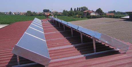 Durch die Solarenergienutzung werden die Betriebskosten für die Trocknung reduziert.
