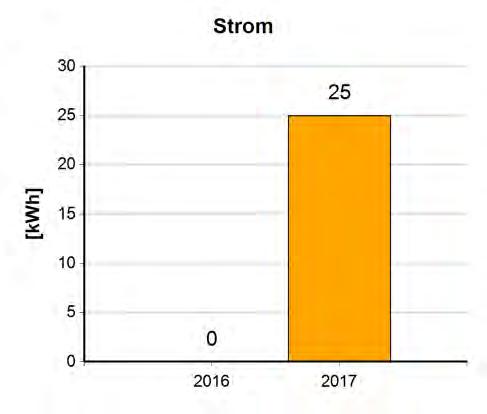 6.2 Grillplatz - Holzrechenplatz In der Anlage 'Grillplatz - Holzrechenplatz' wurde im Jahr 2017 insgesamt 25 kwh Energie benötigt.
