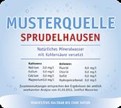 4.4 Kennzeichnung von Mineralwasser Was auf dem Etikett einer Mineralwasserflasche stehen muss, ist in der Mineral- und Tafelwasser-Verordnung und der Lebensmittel- Kennzeichnungsverordnung geregelt.