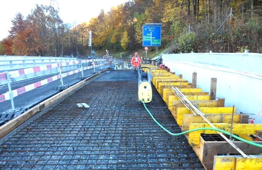 Baustelle: Brücke in Mühlehorn Referenz: Herr
