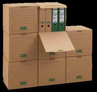 Ideal als Aufbewahrungsbox für Stehsammler, Archivboxen und DIN A4-Ordner zum Stapeln schneller