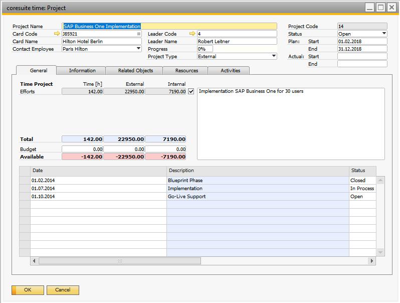 Schlankes Projektmanagement (1) A Projekt erzeugen Zeit und Materialverbrauch erfassen Genehmigung (optional)