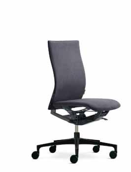 cie97 Drehsessel mit 53 cm hoher Rückenlehne cie97 Task chair with 53 cm high backrest Ciello Drehsessel Rückenlehne in drei Höhen, vollgepolstert; DLX Duo-Latex in Sitz und Rücken: Zwei Lagen