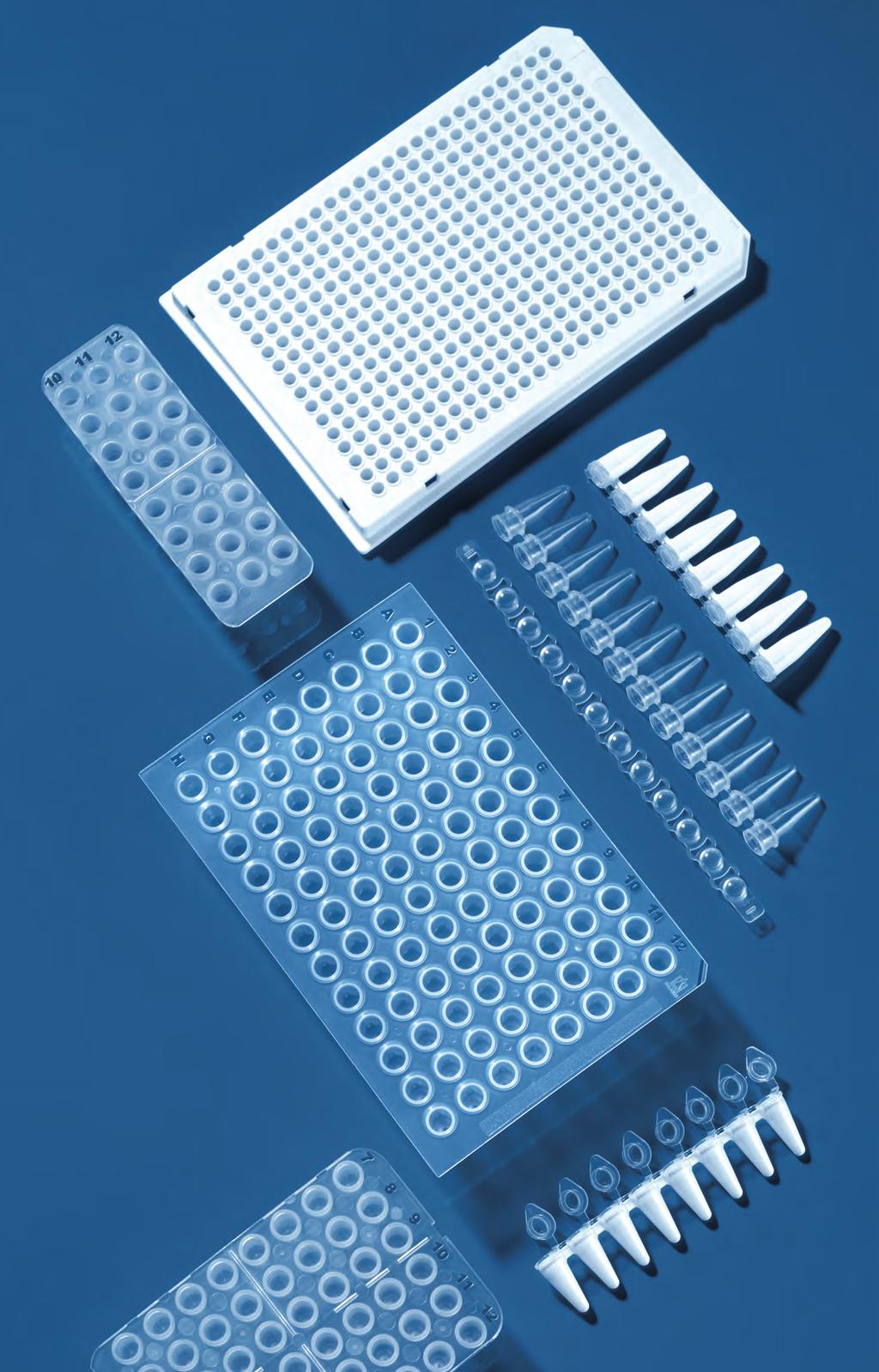 PCR Produkte Speziell für die hohen Anforderungen der Polymerase Kettenreaktion (PCR) hat BRAND die Palette an extra dünnwandigen Einmalprodukten deutlich erweitert.