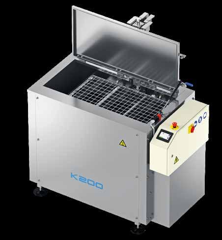 K-SERIE ULTRASCHALL-METALLREINIGUNGSSYSTEME TEKNOX hat eine Ultraschall Reinigungsanlage konzipiert, die durch eine hohe Qualität der Materialien,