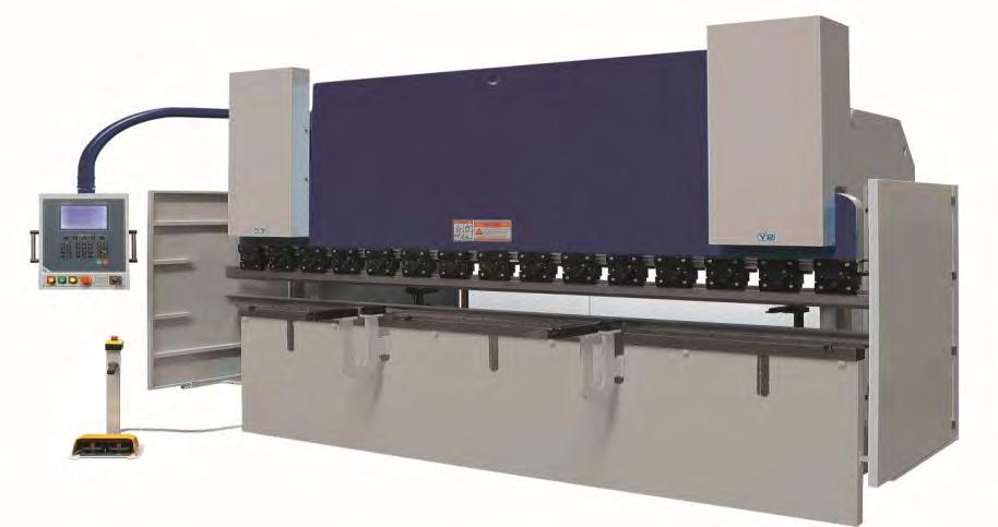 Hydraulische CNC Abkantpressen CNC Synchro Hydraulic Pressbrakes KKI Basic - 3 CNC Achsen - Y1, Y2, X & CNC Bombiereinrichtung inkl.