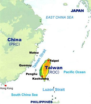 Taiwan in Zahlen 23,13 Millionen Einwohner 36.190 km 2 Fläche -1,91% BIP-Wachstum 2009 16.423 USD pro Kopf Einkommen 2009 1.