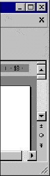8.5 Fenster teilen Um zwei verschiedene Teile eines Dokuments auf dem Bildschirm zu betrachten, können Sie das aktuelle Fenster über die Tastatur oder mit der Maus teilen. Tastatur 1.
