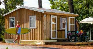 Natur house - 2 Personen - 20 m² Unterkunft mit Bad/WC, ohne Heizung Beschreibung: - 1 Schlafzimmer mit 1 Doppelbett 140