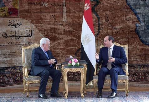 15 Die Palästinensische Autonomiebehörde Der Besuch von Mahmud Abbas in Ägypten Mahmud Abbas stattete Ägypten einen offiziellen Besuch ab, bei dem er den ägyptischen Präsidenten Abd al-fattah as-sisi