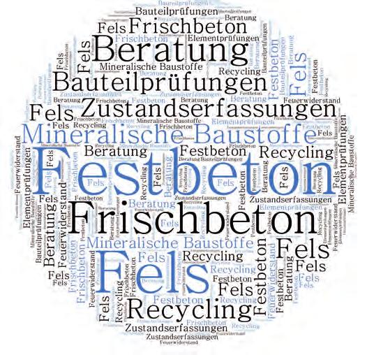 BAUSTOFFPRÜFUNG In den vier Baustoff-Prüflabors Flums (Hauptlabor), Altdorf, Regens dorf
