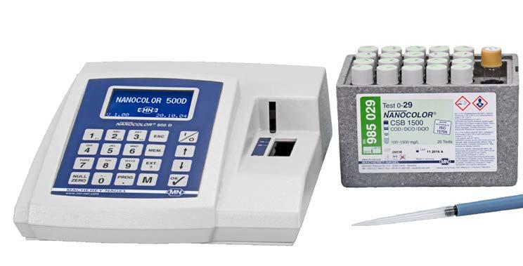 Trübungskontrolle in der CSB-Analytik (NTU-Check) REF 919250 Kompaktphotometer PF-3