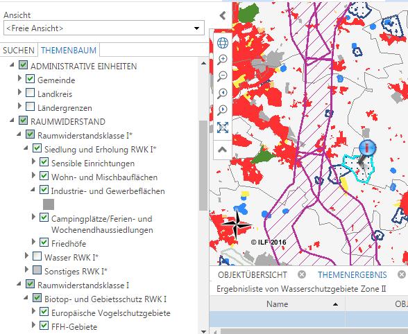 Web-GIS: Planungs- und Beteiligungsinstrument Blick in die Werkstatt der Planer Darstellung des kompletten