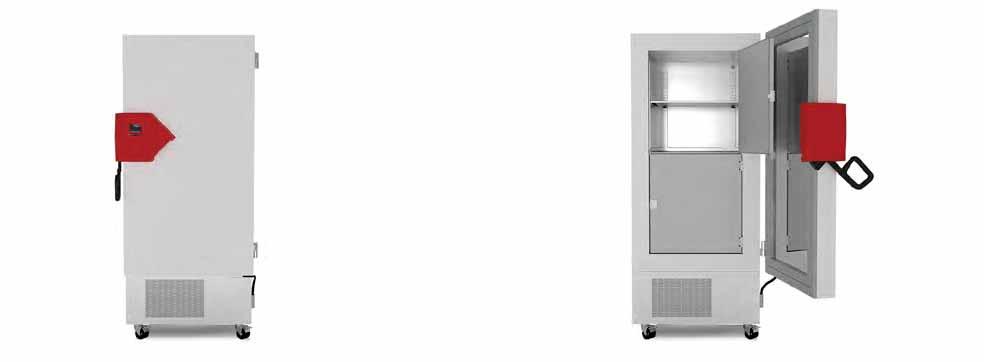 Ultratiefkühlschränke mit klimaneutralen Kältemitteln Der BINDER Ultratiefkühlschrank sorgt für die sichere Lagerung von Proben bei -80 C.