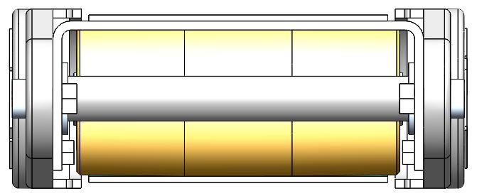 1: Bandkörpertypen Die Förderbänder können bis zu einer Gurtbreite von 200mm Ein- und Auslaufseitig mit