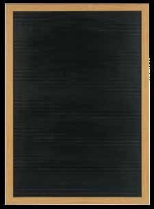 display & anzeige BUCHSTABENTAFEL MIT HOLZRAHMEN Schwarze Buchstabentafel mit Holzrahmen, Hoch- oder Querformat BUCHSTABENTAFEL MIT HOLZRAHMEN 450x600