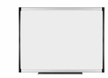ESSENTIAL SERIE ESSENTIAL SAPPHIRE MAYA WHITEBOARD MIT ALUMINIUMRAHMEN Hilfreiches Whiteboard, ideal für den Bildungs- und audiovisuellen Gebrauch Schmaler, eloxierter Aluminiumrahmen Stiftablage aus