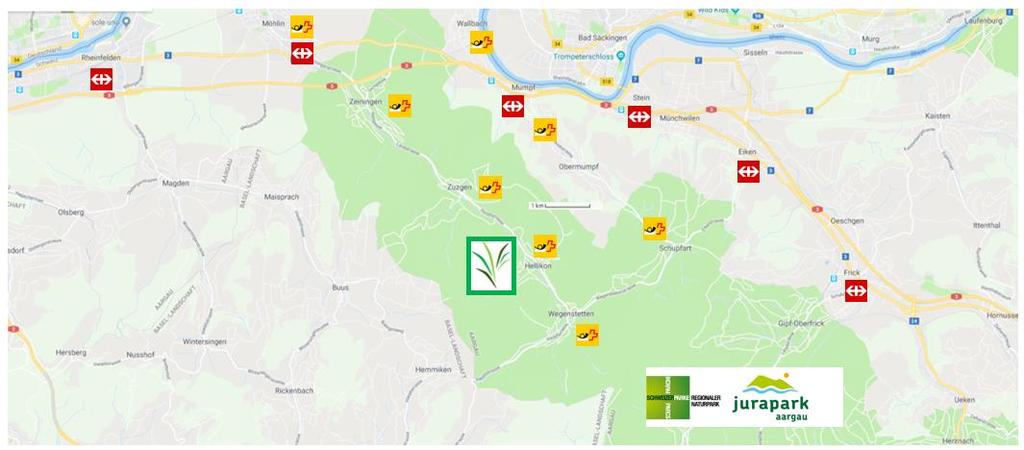 Regionale Verkehrsanbindung Hellikon ist durch die Postautolinie, welche direkt zum Bahnhof Möhlin führt, verkehrstechnisch gut erschlossen.