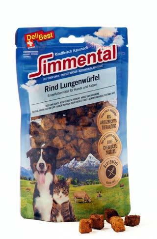 Die sortenreinen DeliBest Simmental Rindfleisch Snacks sind Ideal für Training, Sport und auch als Belohnung einsetzbar. Speziell für kleine Hunde geeignet. Hitzebehandelt bei 95 C.