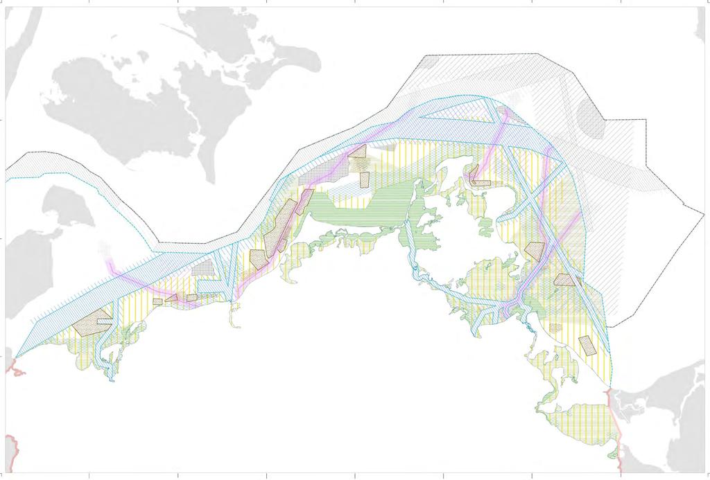 Festlegungen im Küstenmeer Windenergie: 4 Gebiete mit ca.