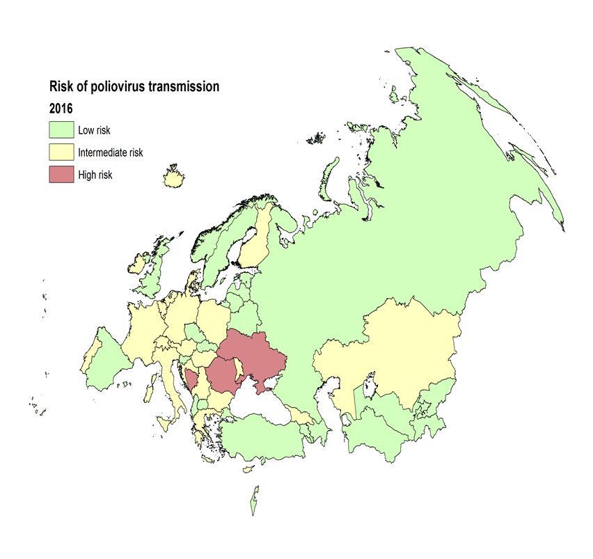 Europa ist seit 2002 poliofrei Gefahr der Rückkehr ist dennoch gegeben (Re-Import, cvdpv)
