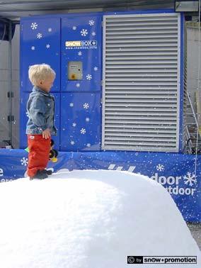 Just let it snow! Miete SnowBOX Just let it snow! Die SnowBOX kann auch für f r eine reine Schneeproduktion gemietet werden.