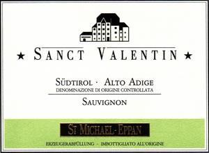 00 Valsangiacomo Region: Ticino Rebsorte: Merlot Blondgelb mit strohfarbenen Reflexen. Fruchtiges Bouquet, harmonisch und frisch. SAUVIGNON BLANC SANCT VALENTIN, ALTO ADIGE DOC 7.50 49.