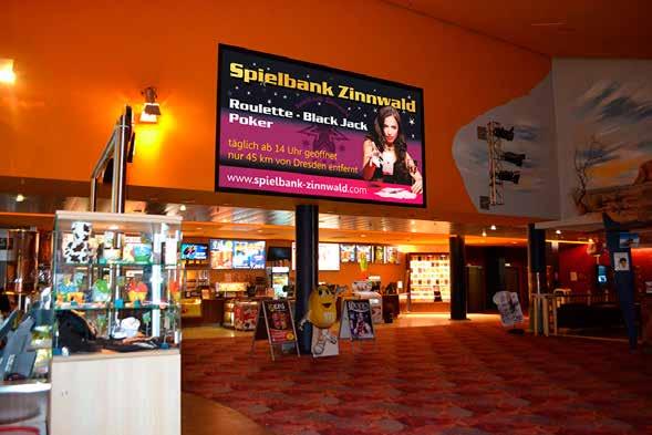 + Monitorwerbung Auffällige Werbung muss gar nicht teuer sein. Im UCI-Kino Elbepark, das im Schnitt monatlich von 40.