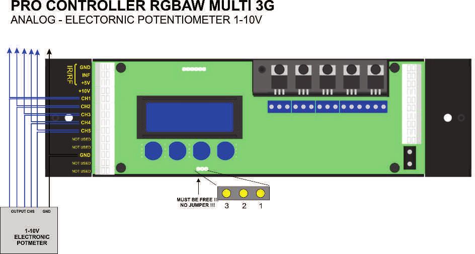 External 1-10V controller: