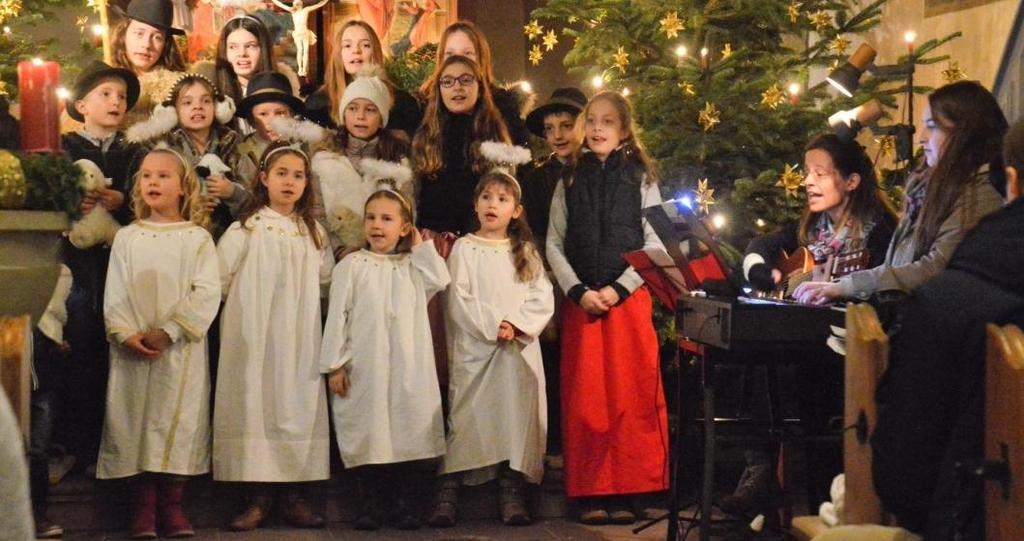 Die Seite für euch Die guten Hirten von Bethlehem Die Weihnachtsgeschichte aus der Sicht der Hirten erzählte und sang der Kinder- und Jugendchor an Heiligabend.