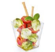 Cherrytomate, Gurke, Salat Tramezzini Wrap: Feinstes Tramezzinibrot gefüllt und gerollt 2, 50 pro Stück