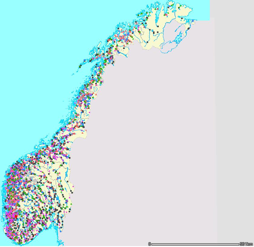 Hochdruckwasserkraftleitungen in Norwegen Norwegen 98 % des Stromverbrauchs aus Wasserkraft