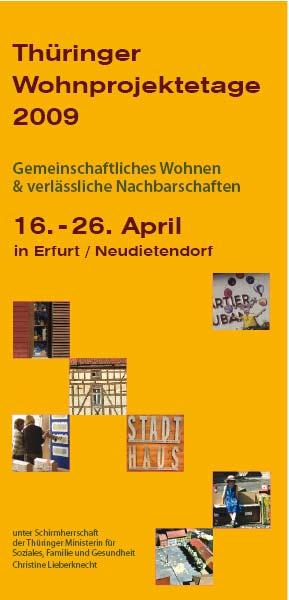 Thüringer Wohnprojektetage 2009 Sonntag, 26.04.