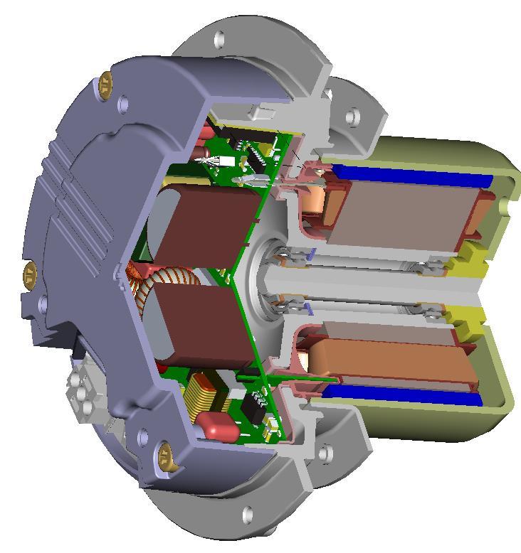 EC-Motor mit integrierter Elektronik Rotor Kommutierungselektronik
