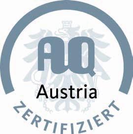 angebotenen Lehrgänge einem Qualitäts-AUDIT durch die AQ Agency for Quality Assurance and Accreditation Austria unterziehen.