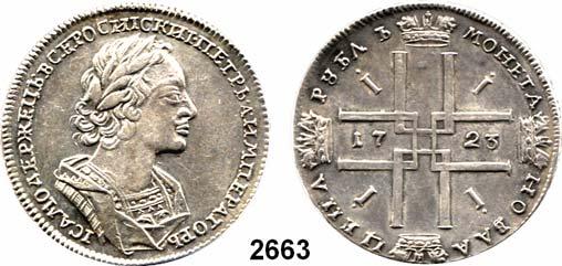 der Große 1689 1725 Russland 2659 Kopeke 1718, Moskau (Roter Münzhof). 0,51 g. Bitkin - (vgl.