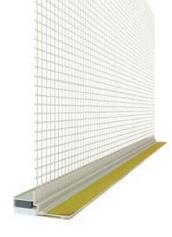 GOLD 100 x 150 mm save -Gewebewinkel mit Abzugskante (Putzstärke 6 mm) zur Eckverstärkung an Gebäudeecken und Wandöffnungen (Fenster und Türen).