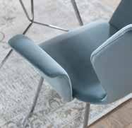 Stühle mit unterschiedlichen Gestell-Varianten mit und ohne