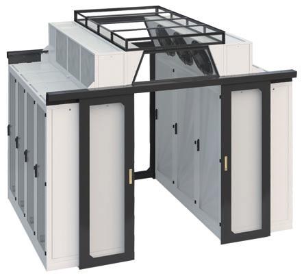 EC-Axial-Lüfter Modernes serverfreundliches Kontrollsystem Flexibilität bei der Raumanordnung Kein Doppelboden für Luftverteilung erforderlich Wird direkt in der Warm- oder