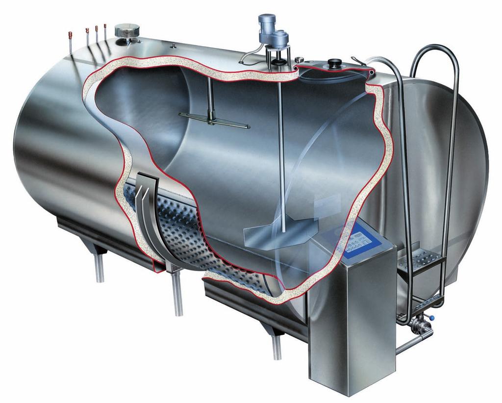 Milchkühlanlagen DARI-KOOL DX-FF 1. Lange Haltbarkeit Jeder Fabdec-Tank wird aus hochwertigem Edelstahl gefertigt. So wird die Milchqualität immer erhalten. 2.
