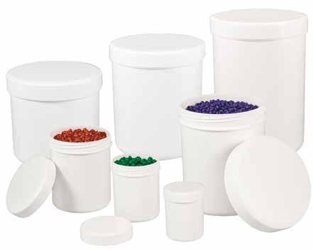 Mehrzweckdosen Auf Anfrage auch sterilisiert lieferbar Mehrzweckdose Aus Polypropylen (PP). Die ideale runde Dose zur Probenahme oder Lagerung von pastösen oder pulvrigen Medien.
