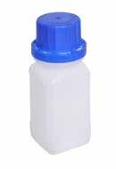 Mehrzweckdosen und Weithals-Vierkantflaschen Mehrzweckdose Aus Polypropylen (PP). Schraubdeckel aus hochwertigem Polyethylen (HD-PE).